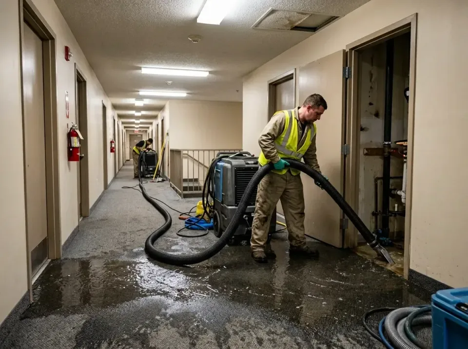 multi-unit-apartment-hallway-f-005 — frequently asked questions, Emergency Burst Pipe Water Extraction & Removal in Mukilteo…